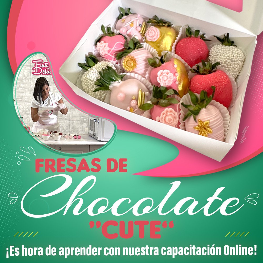 Curso Online de Fresas con Chocolate